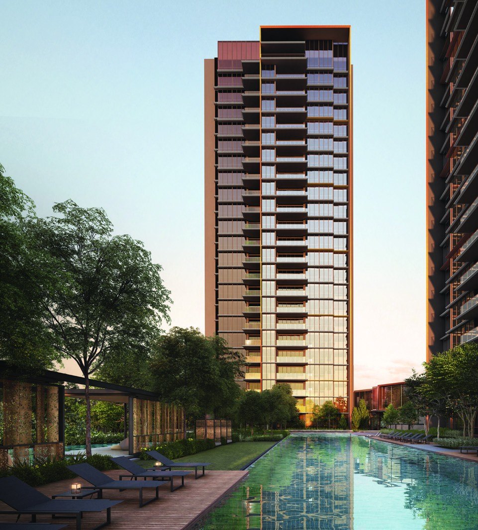 Tower and pool (artist’s impression)