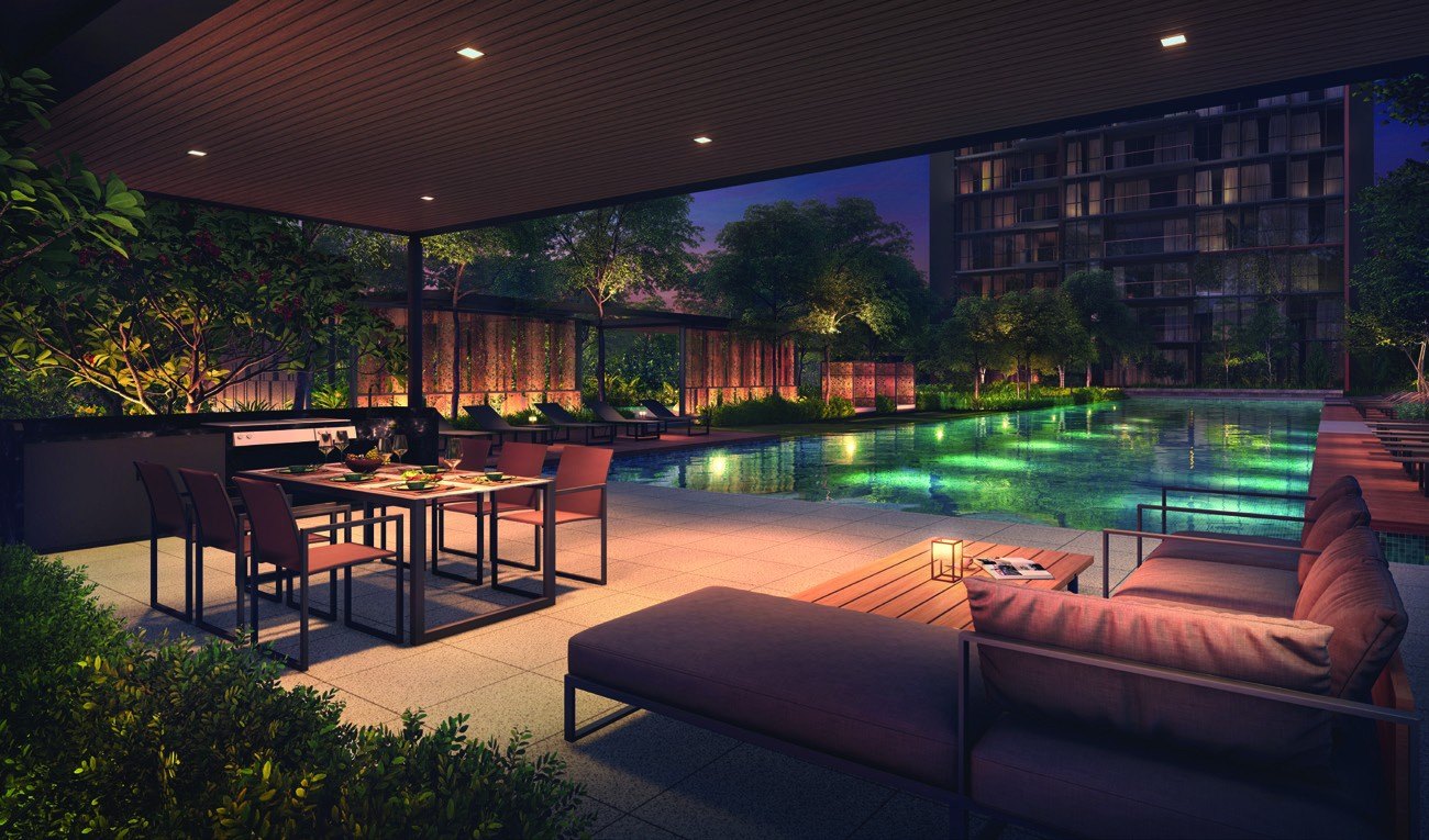 Poolside cabana (artist’s impression)