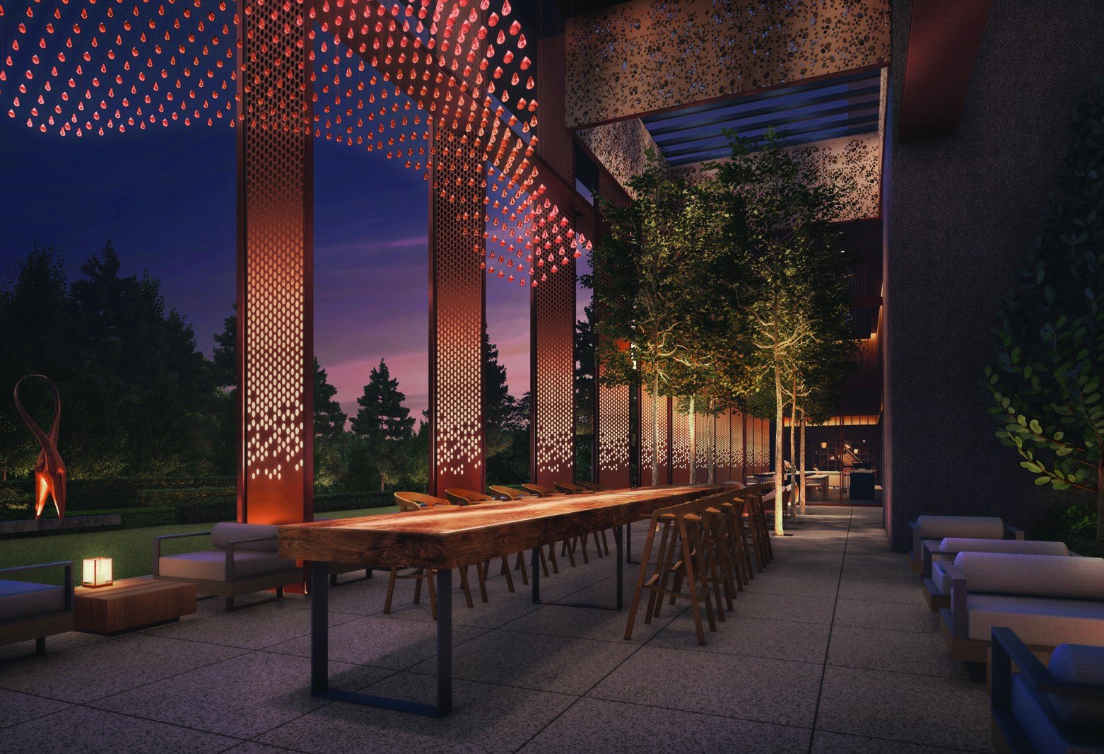 Outdoor dining terrace (artist’s impression)